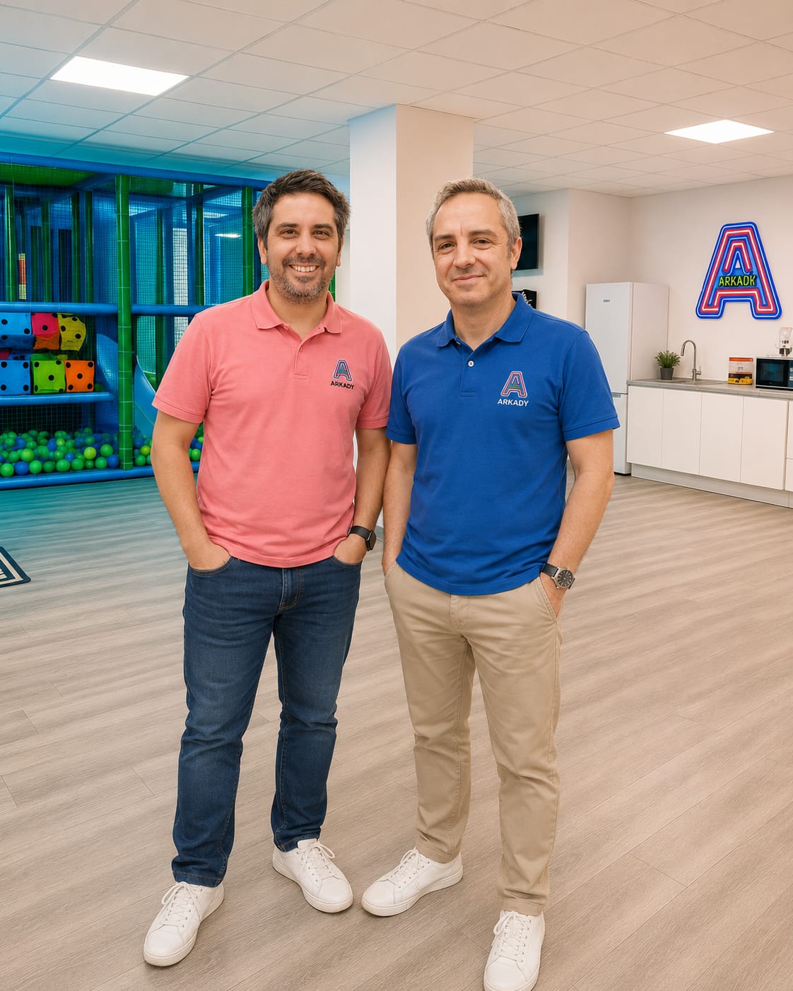 Luis Escalona Parrilla y Jesús Galván Fernández, cofundadores de Arkady Celebraciones
